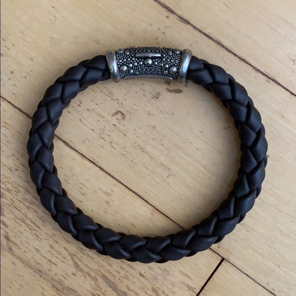 David Yurman Men’s Rubber Bracelet